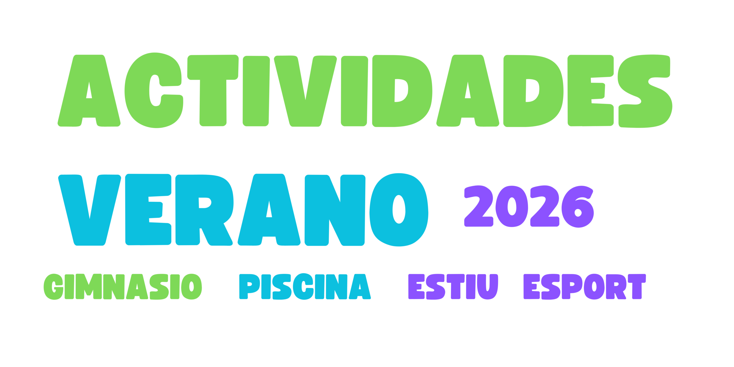 ACTIVIDADES VERANO 2026